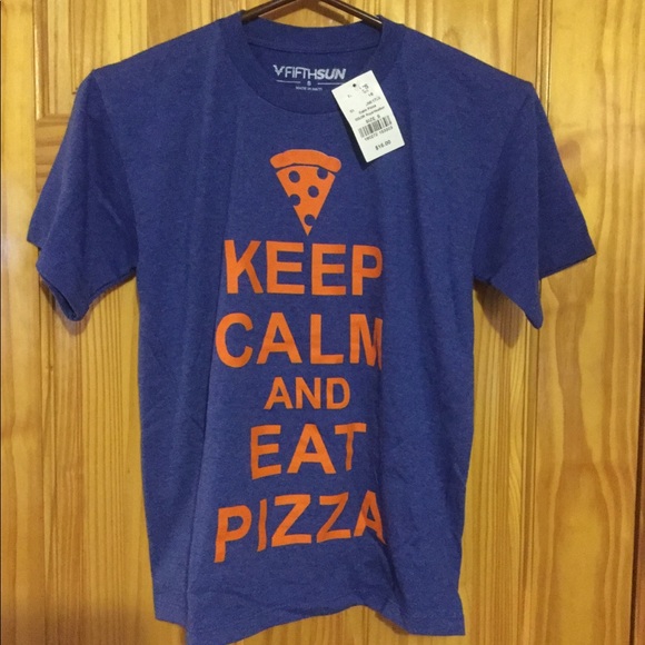Fifth Sun Other - Keep Calm Eat Pizza Fifth Sun tee